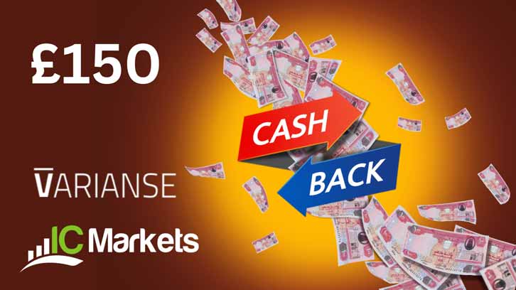 IC Markets Cashback Offer £150